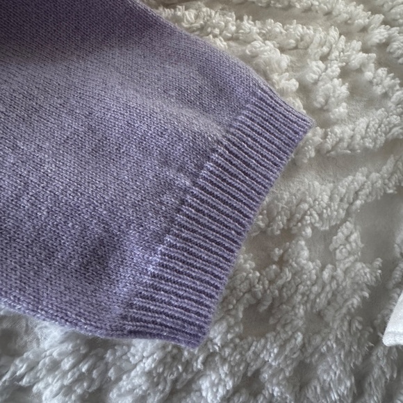 Weekend Max Mura Lavender V-Neck Cashmere Sweater Size L NWOT - Picture 5 of 11